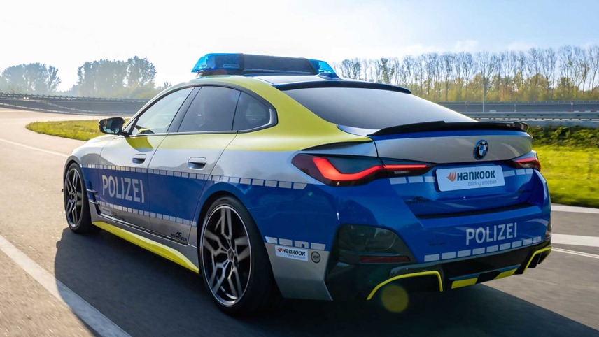 BMW i4 AC Schnitzer police car