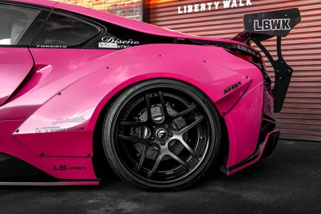 bmw i8 refuses to play dead enters the liberty walk candy shop for a flashy makeover 5