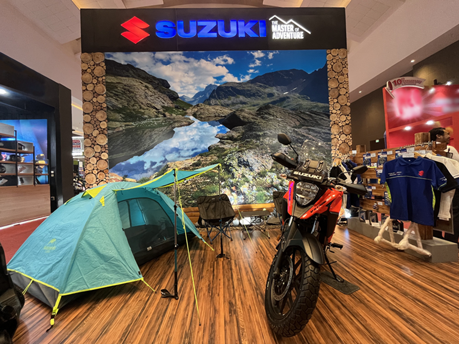 Suzuki Strom di Jakarta Fair 2023.