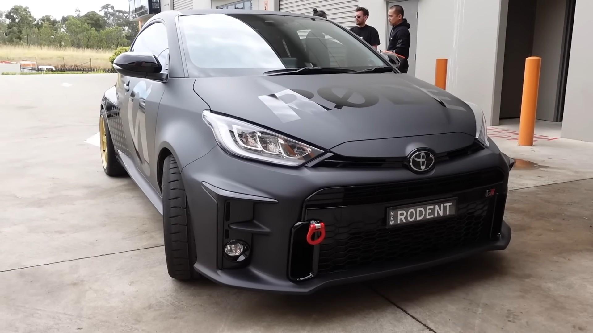 rodent toyota gr yaris has the same output as a mclaren 750s that s 741 hp 1