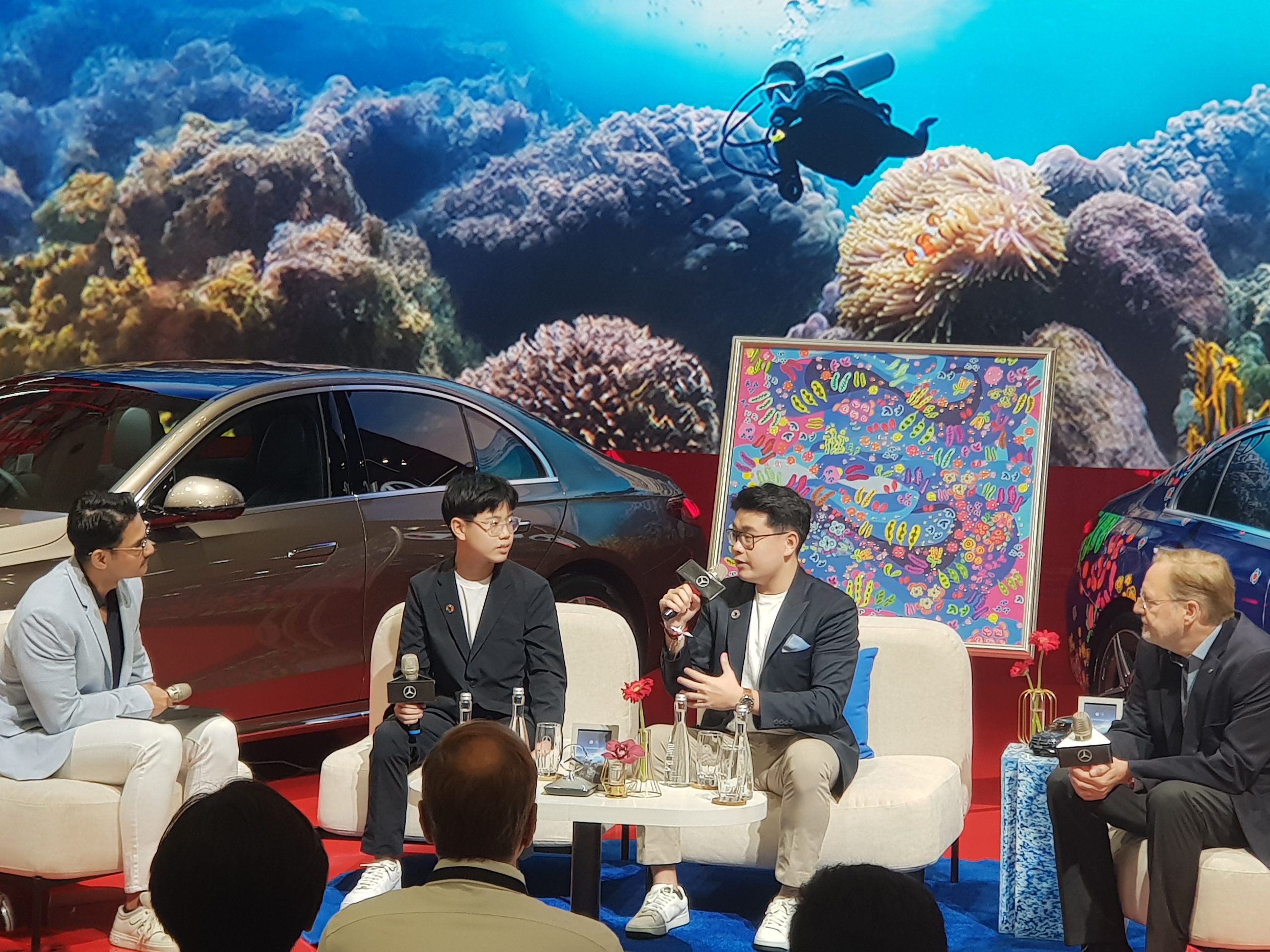 Sosialisasi 1 car for 100 corals di booth Mercedes-Benz di GIIAS 2024
