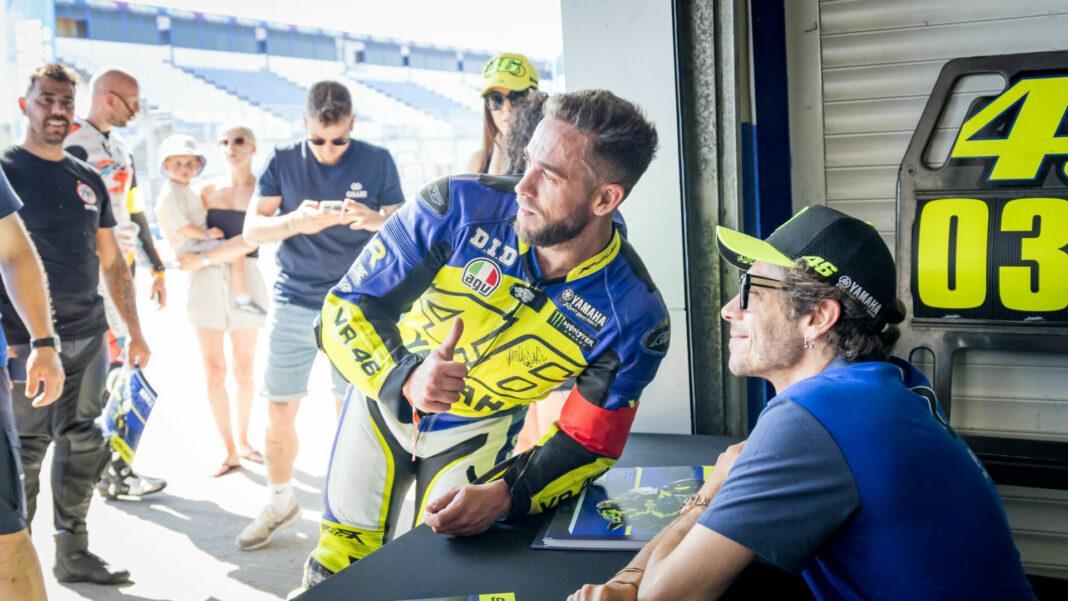 Valentino Rossi di Yamaha Racing Experience 2024