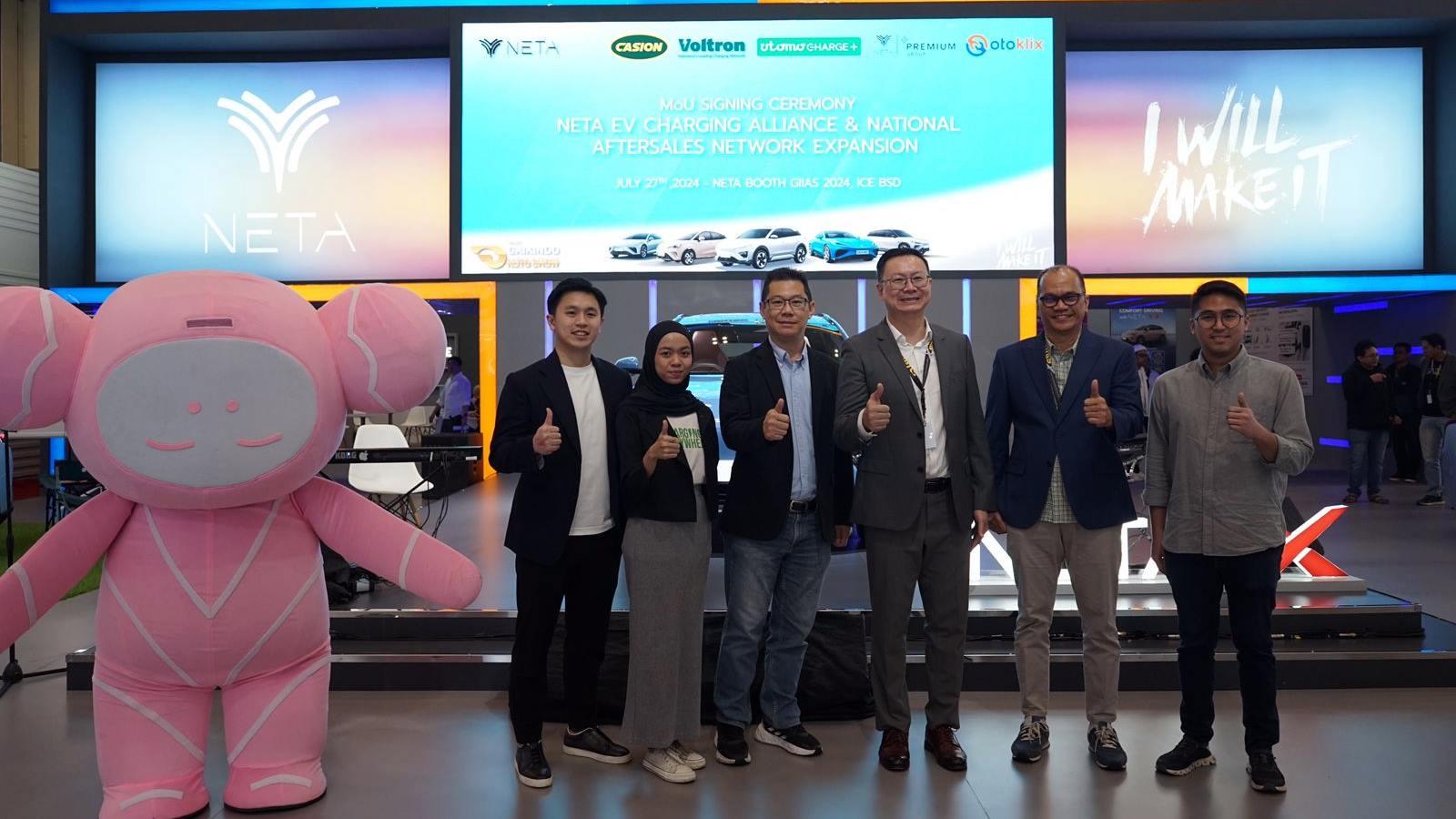 Neta Indonesia kerjasama dengan charging station swasta