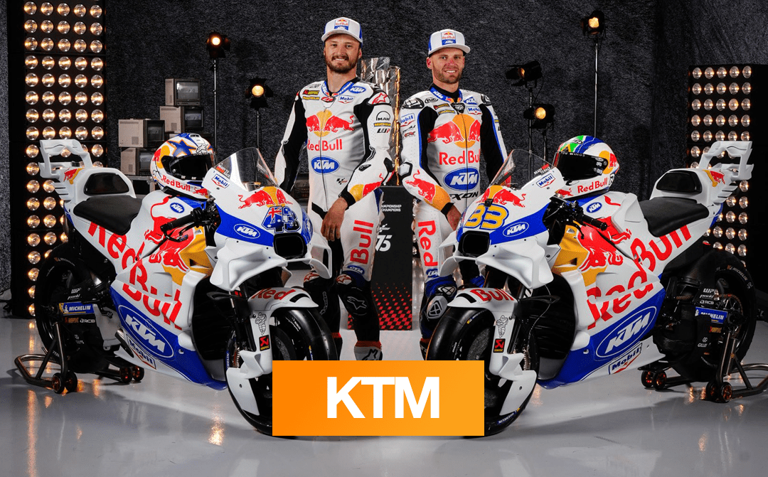 LIvery tim KTM MotoGP untuk balapan di silverstone. 