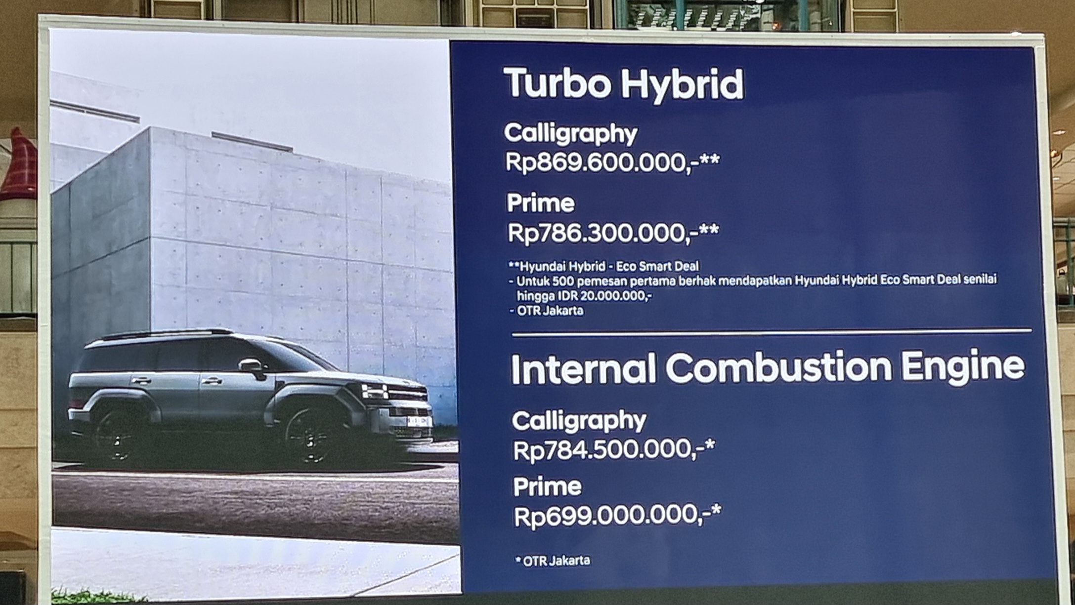 Harga Hyundai Santa Fe di Indonesia 