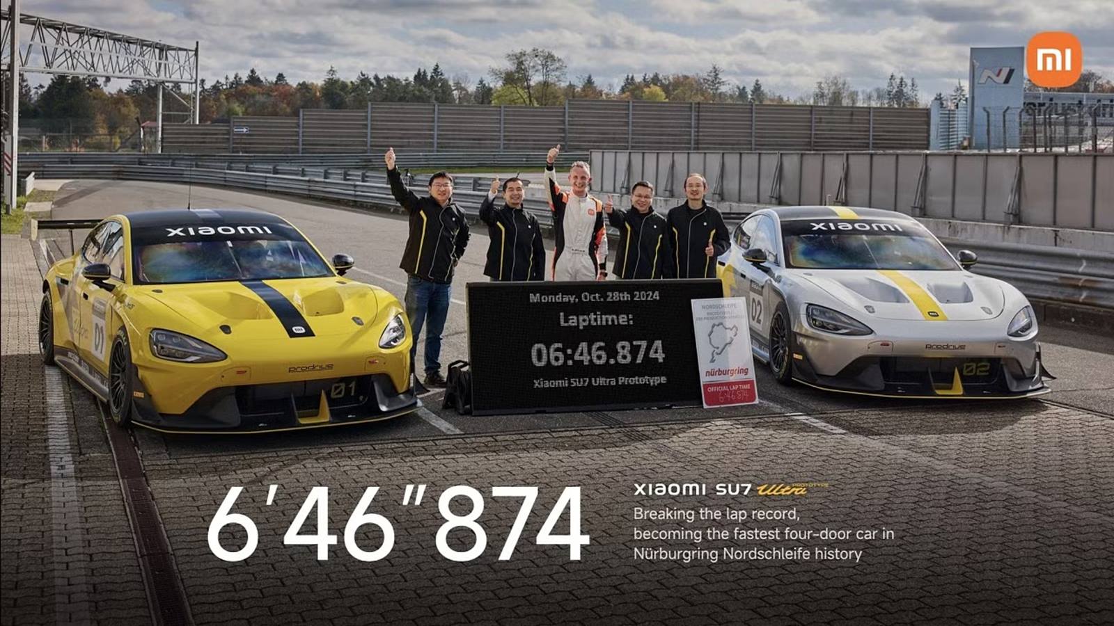 Xiamo SU7 Ultra pecahkan rekor Nurburgring