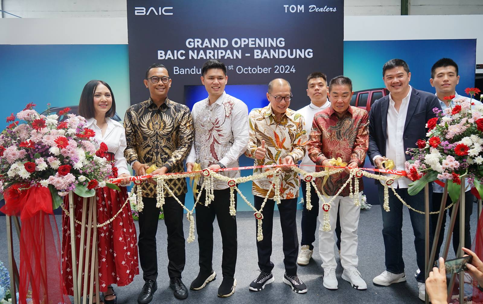 Pembukaan dealer BAIC di Bandung