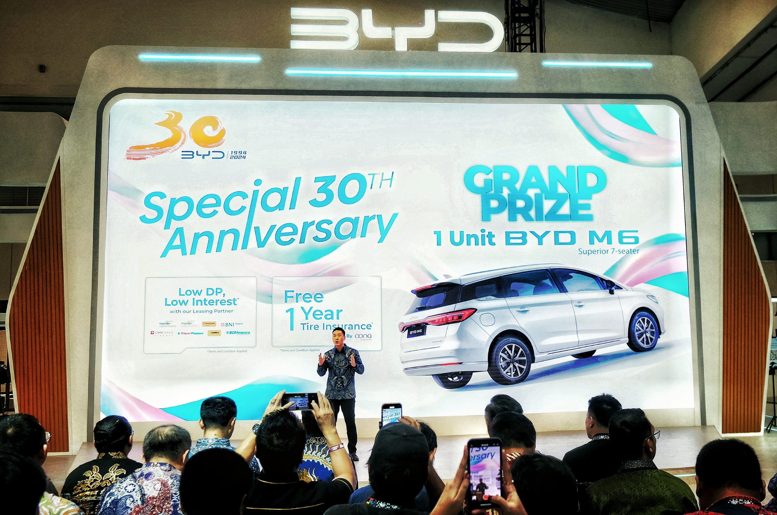 Promo BYD 30 tahun di GJAW 2024