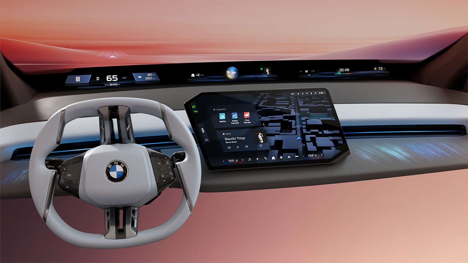 BMW Panoramic vision yang dikendalikan oleh Panoramic idrive