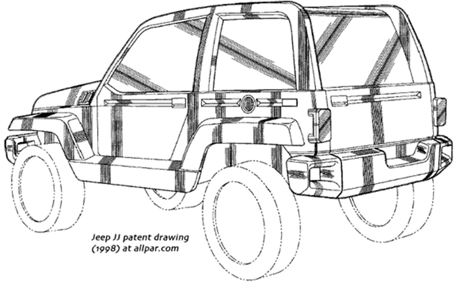 Gambar paten Jeep JJ 1998