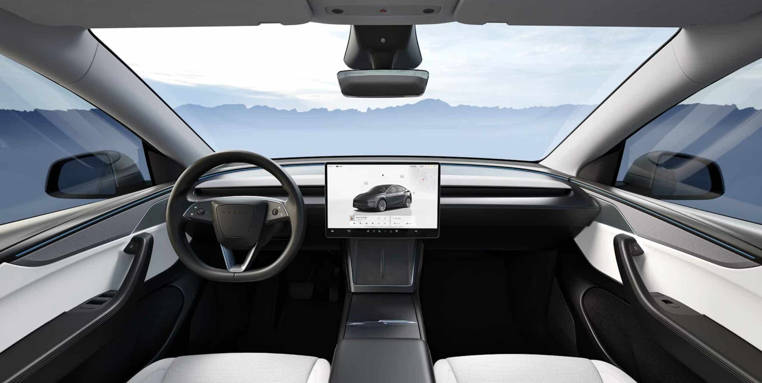 Interior Tesla Model Y Juniper