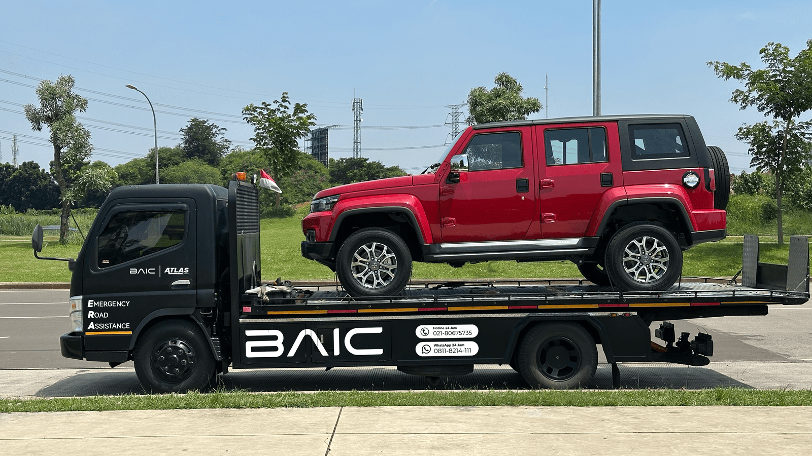 BAIC BJ40 layanan emergency road assistance