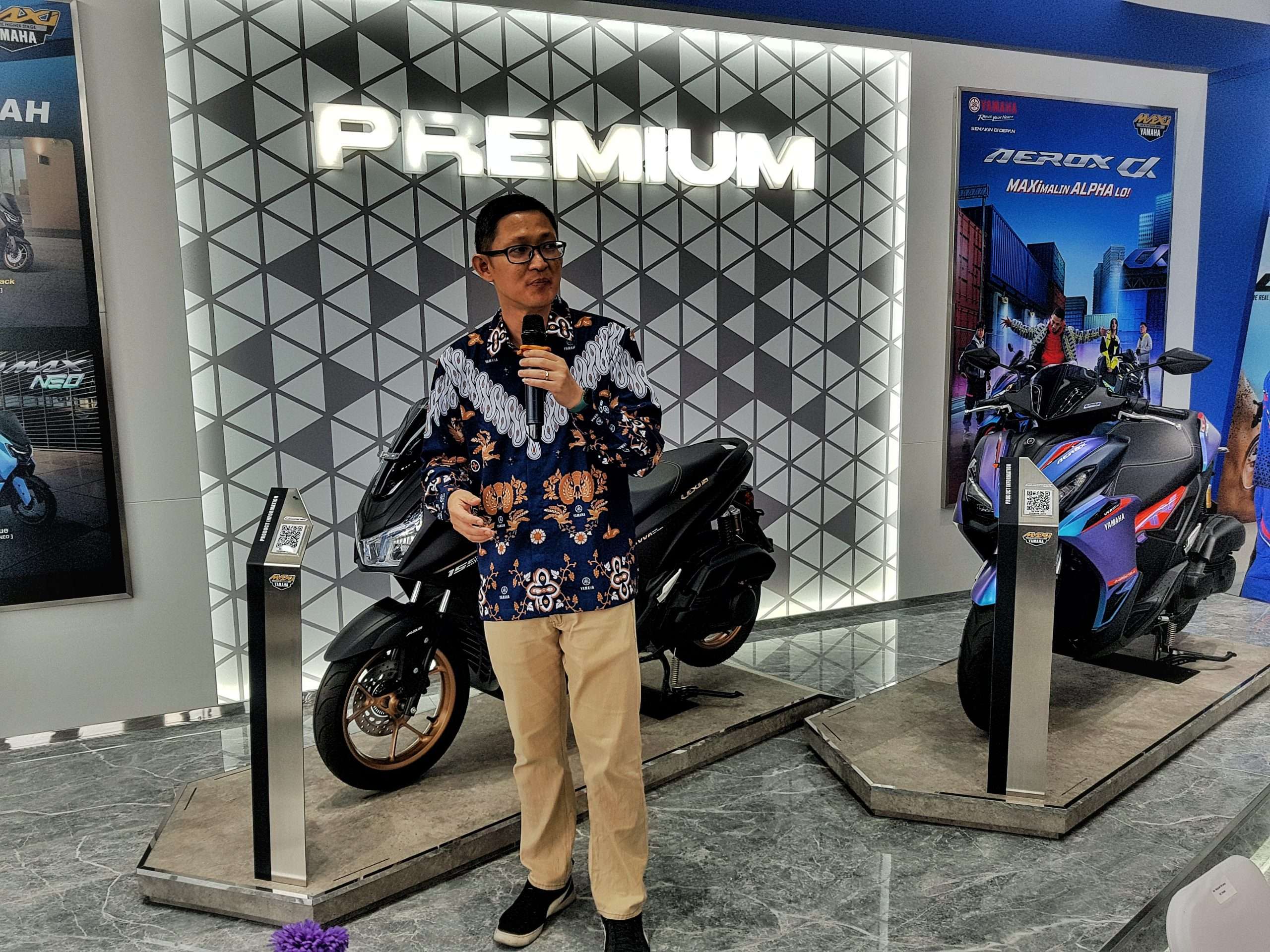 Yamaha flagship shop Bandung diresmikan juma 7 Maret 2025