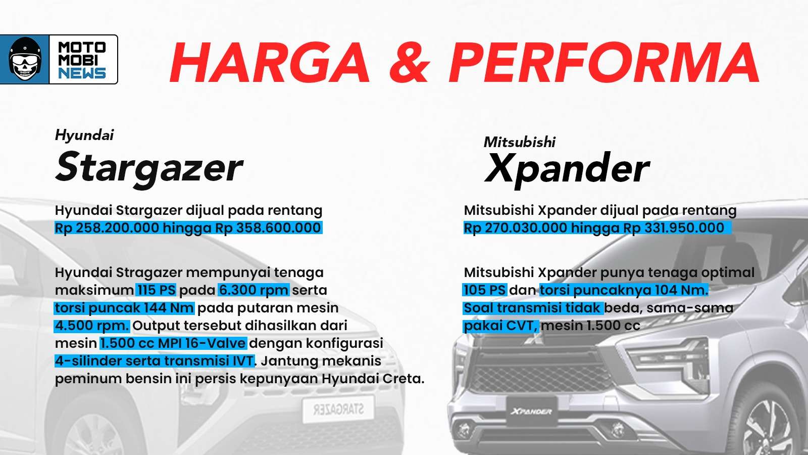 Stargazer vs Xpander