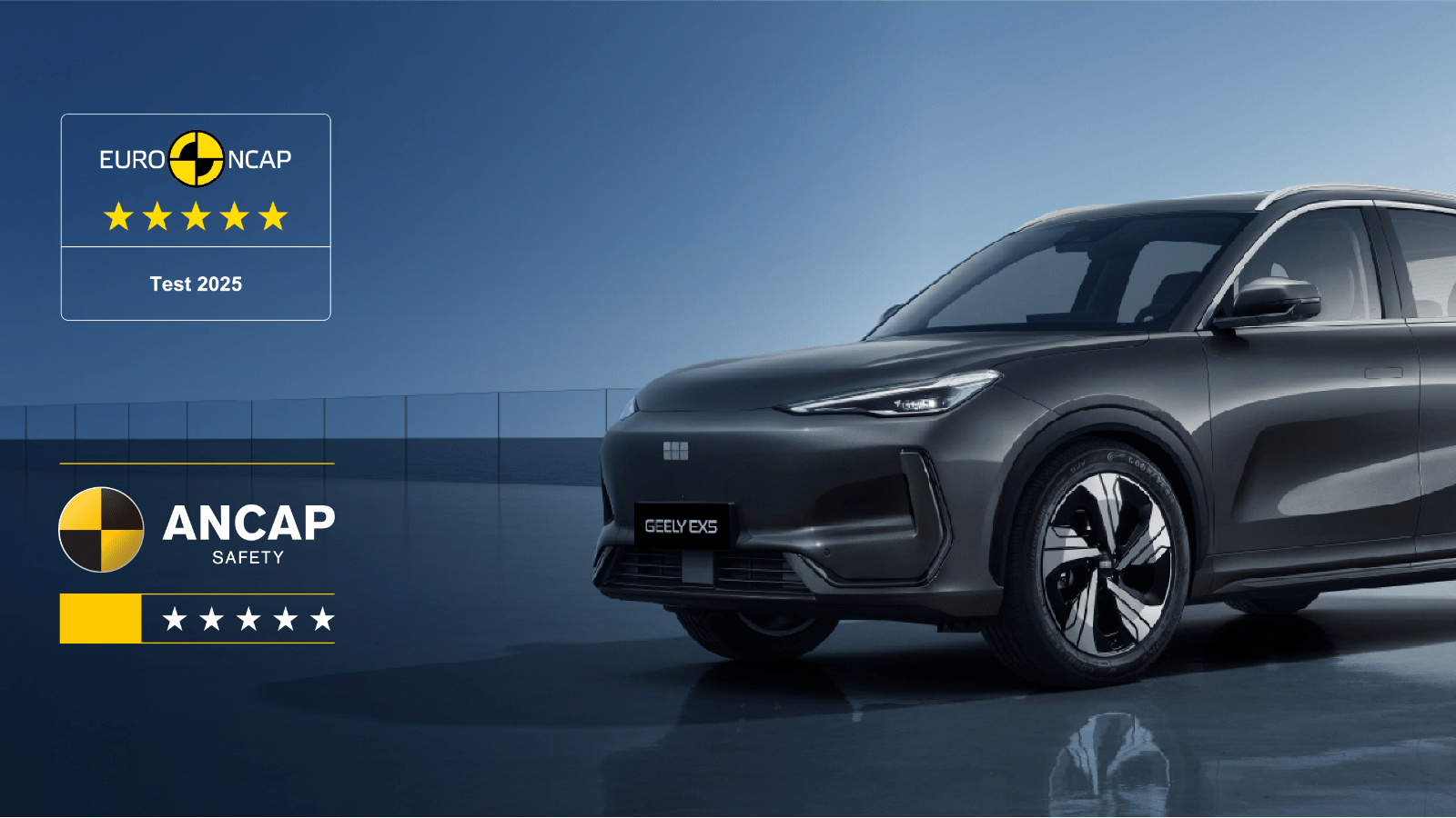 Geely EX5 raih sertifikasi bintang lima