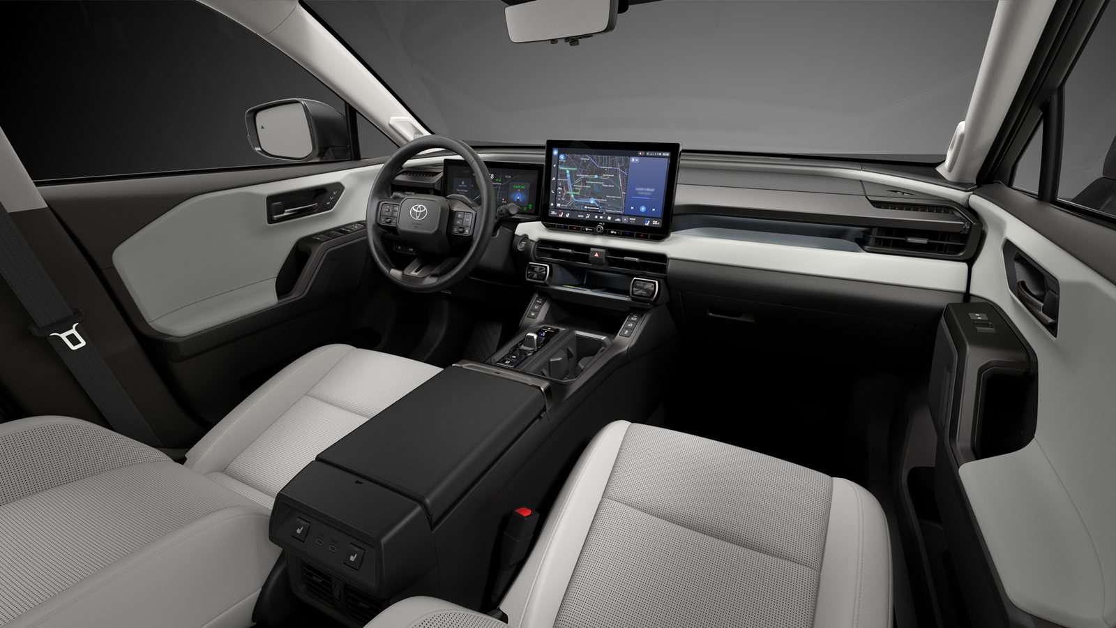 Interior Toyota RAV4 generasi keenam.