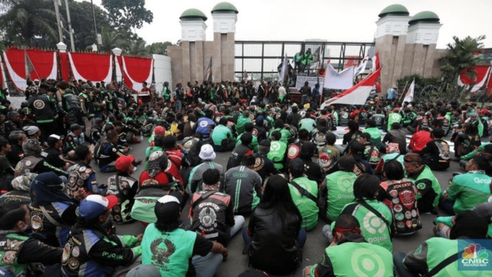 demo pengemudi ojol hari ini