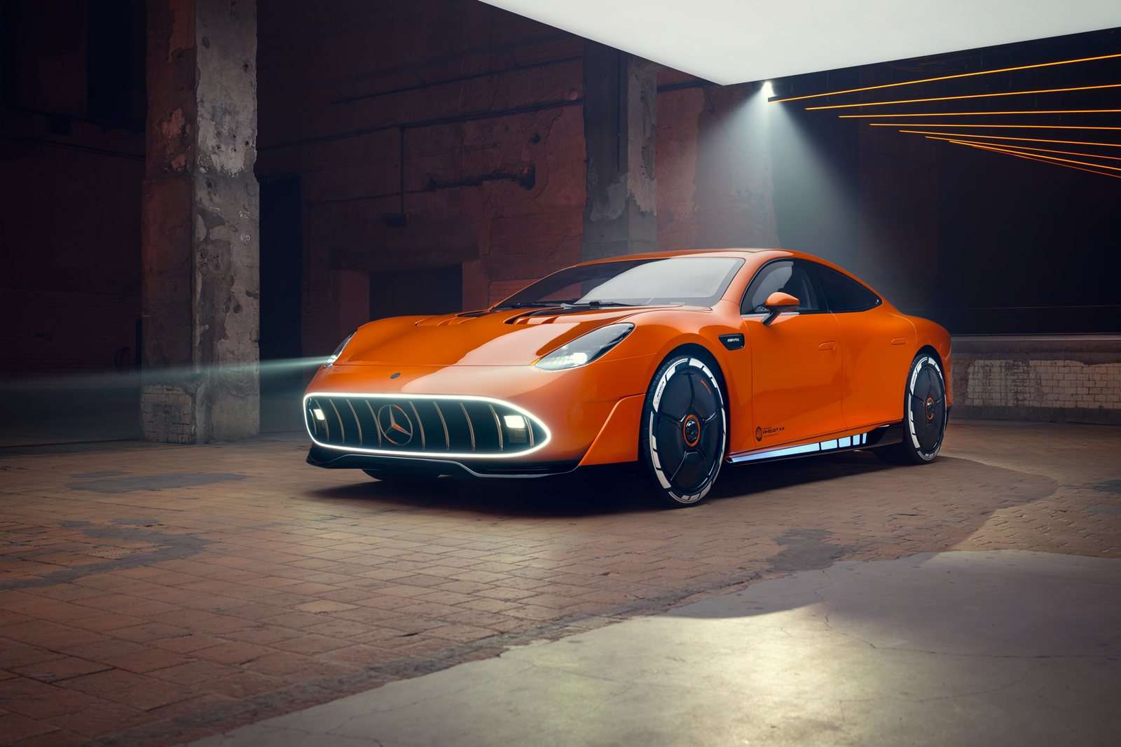 AMG GT XX jadi preview untuk mobil EV AMG menddatang. 