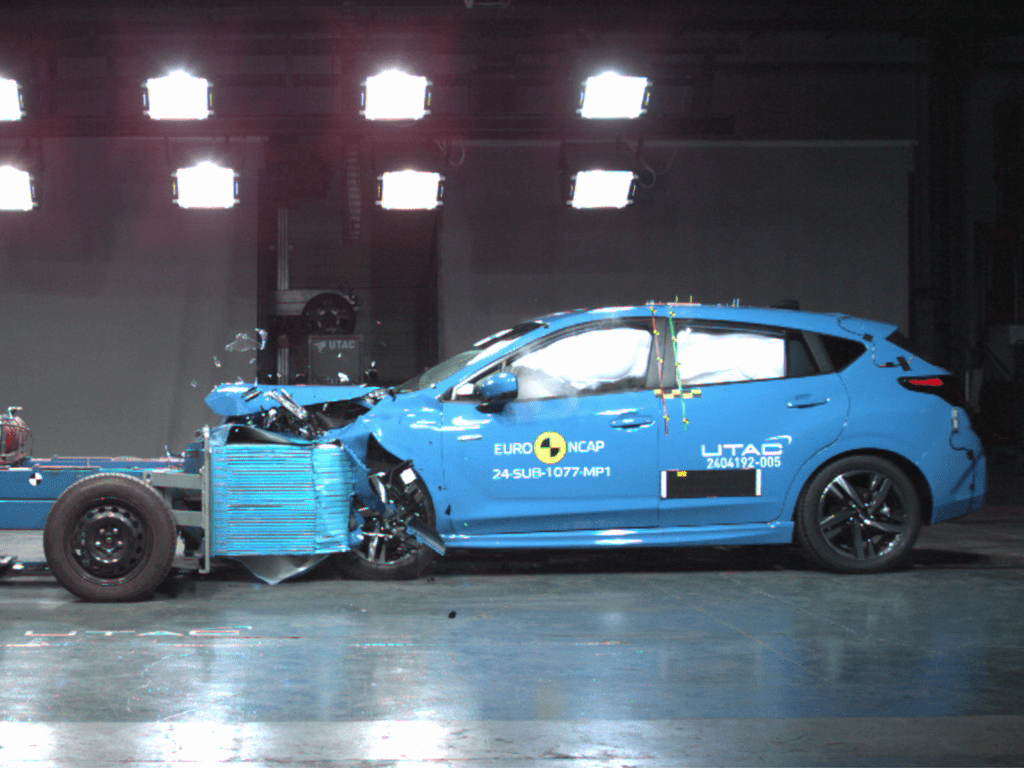Subaru Impreza hatchback ANCAP 2025. 