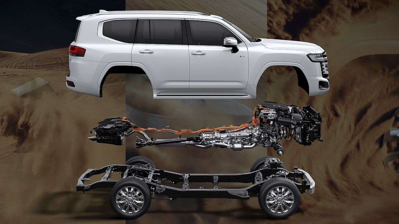 LAnd Cruiser hybrid lebih bertenaga dari versi turbo diesel. 