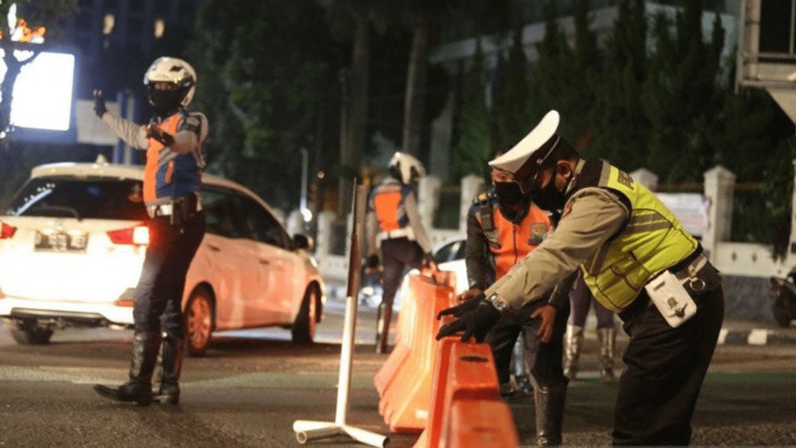 pengalihan arus lalu lintas di monas