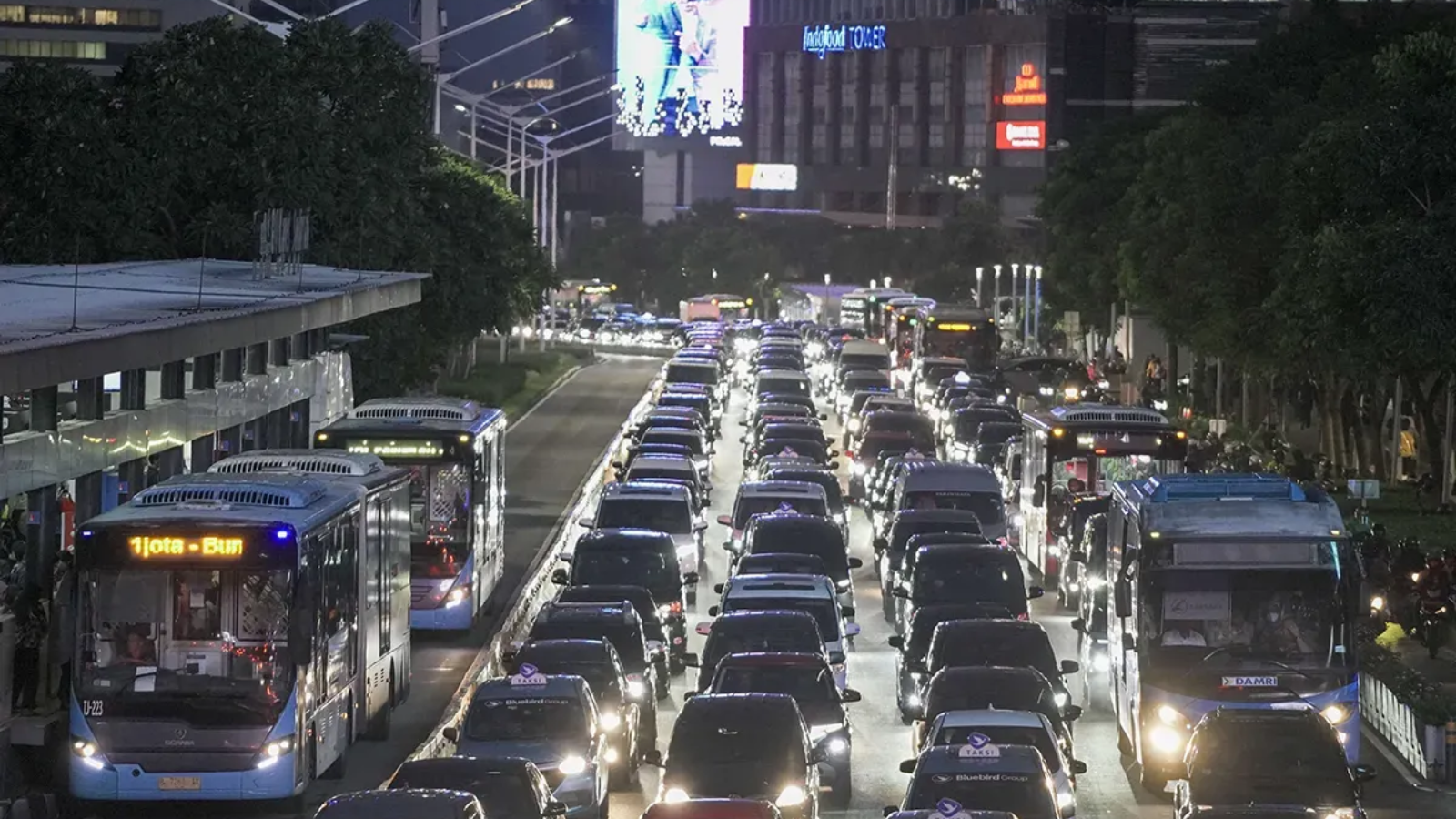 jadwal gerbang Tol Dalam Kota Jakarta yang ditutup