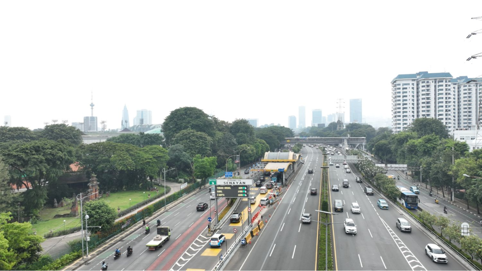 tol dalam kota ditutup