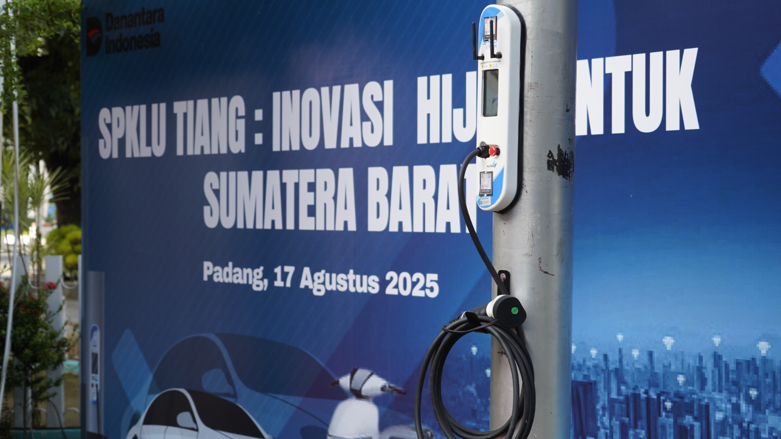 spklu tiang listrik