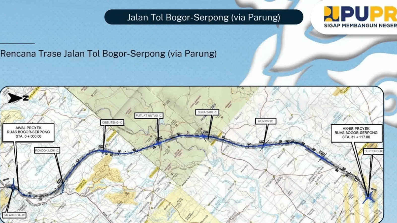Pembangunan jalan Tol Bogor-Serpong