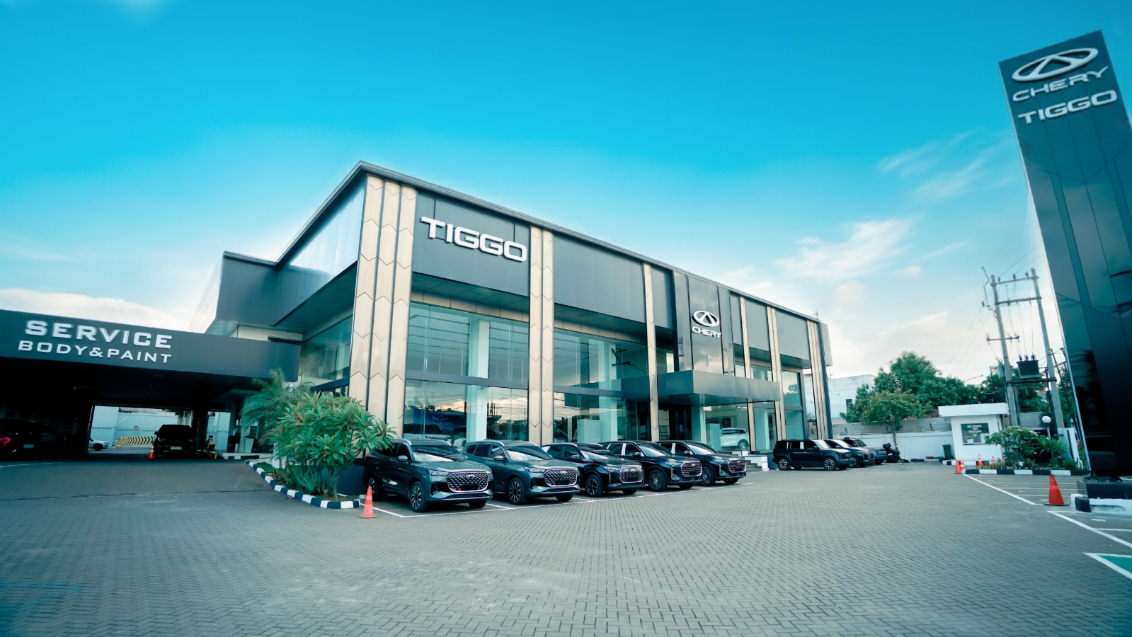 Fasilitas dealer chery trimegah siliwangi