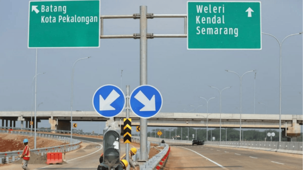 kemacetan di jalur Semarang saat Nataru