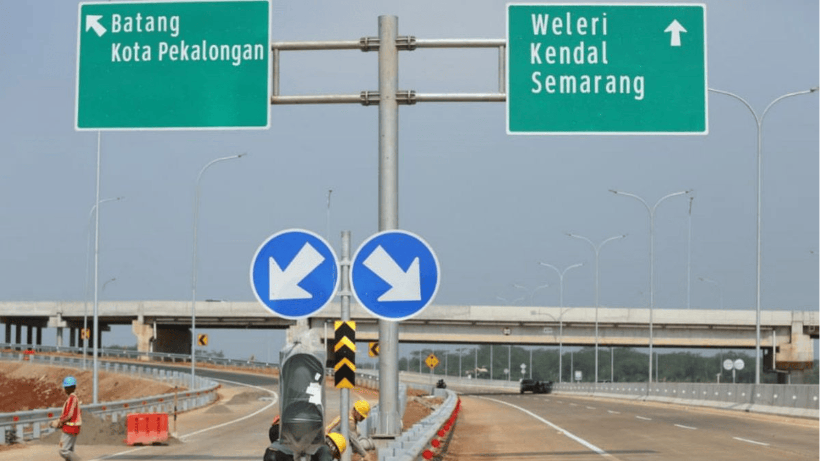 kemacetan di jalur Semarang saat Nataru