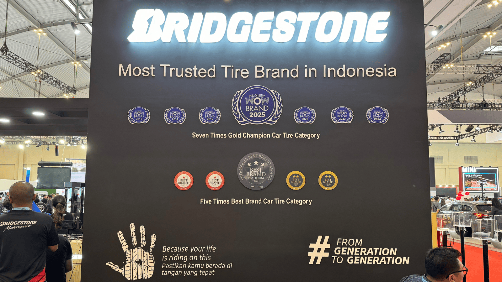 ban bridgestone hadir di gjaw 2025
