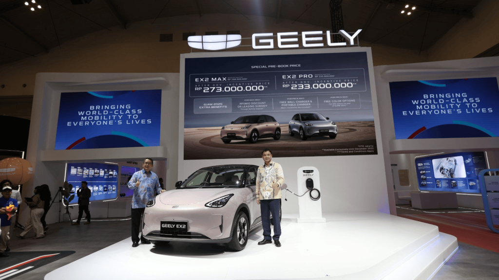 Harga pre-book Geely EX2