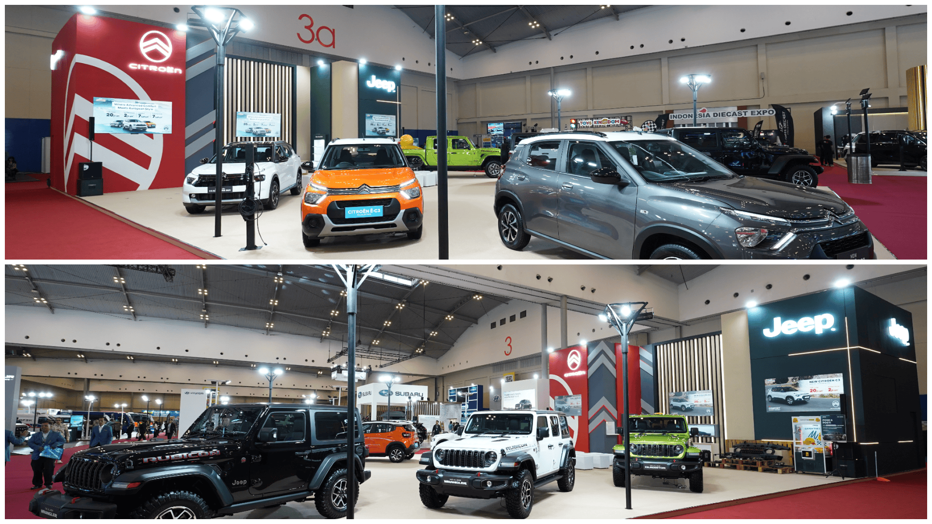 promo Jeep dan Citroen di GJAW 2025