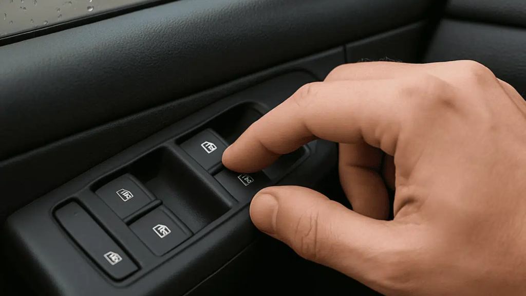 memperbaiki power window macet