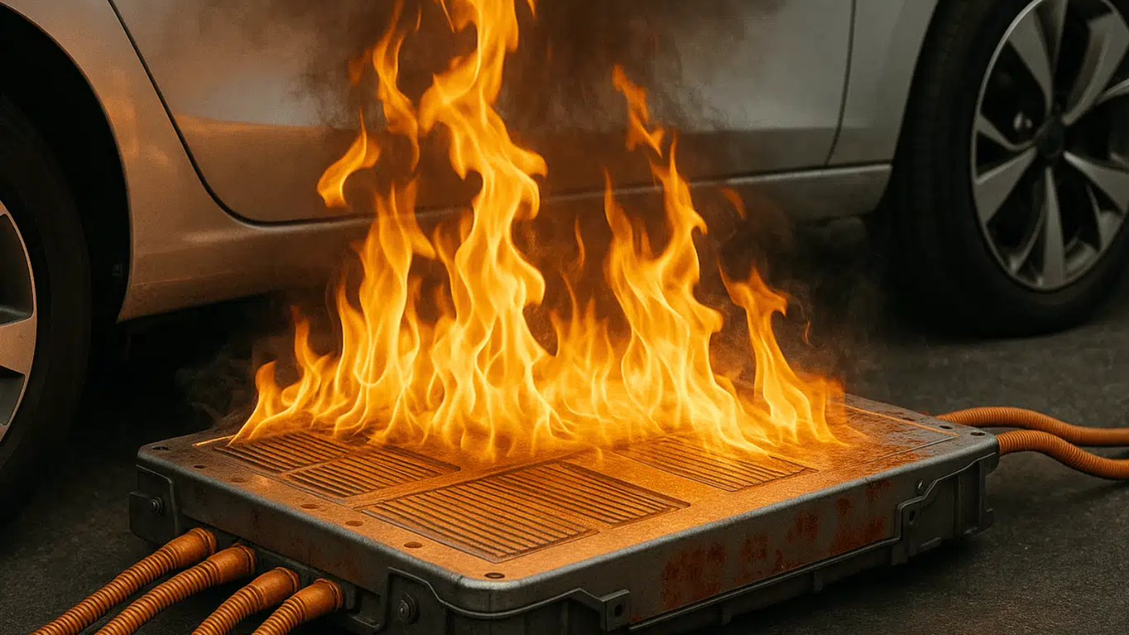 penyebab mobil listrik terbakar