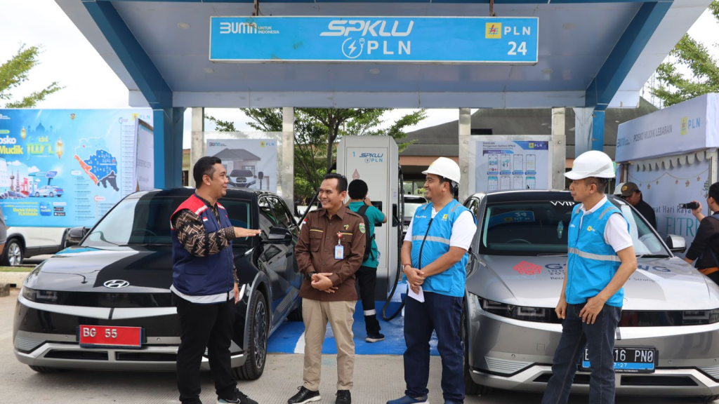 lokasi SPKLU di Tol Trans Sumatera