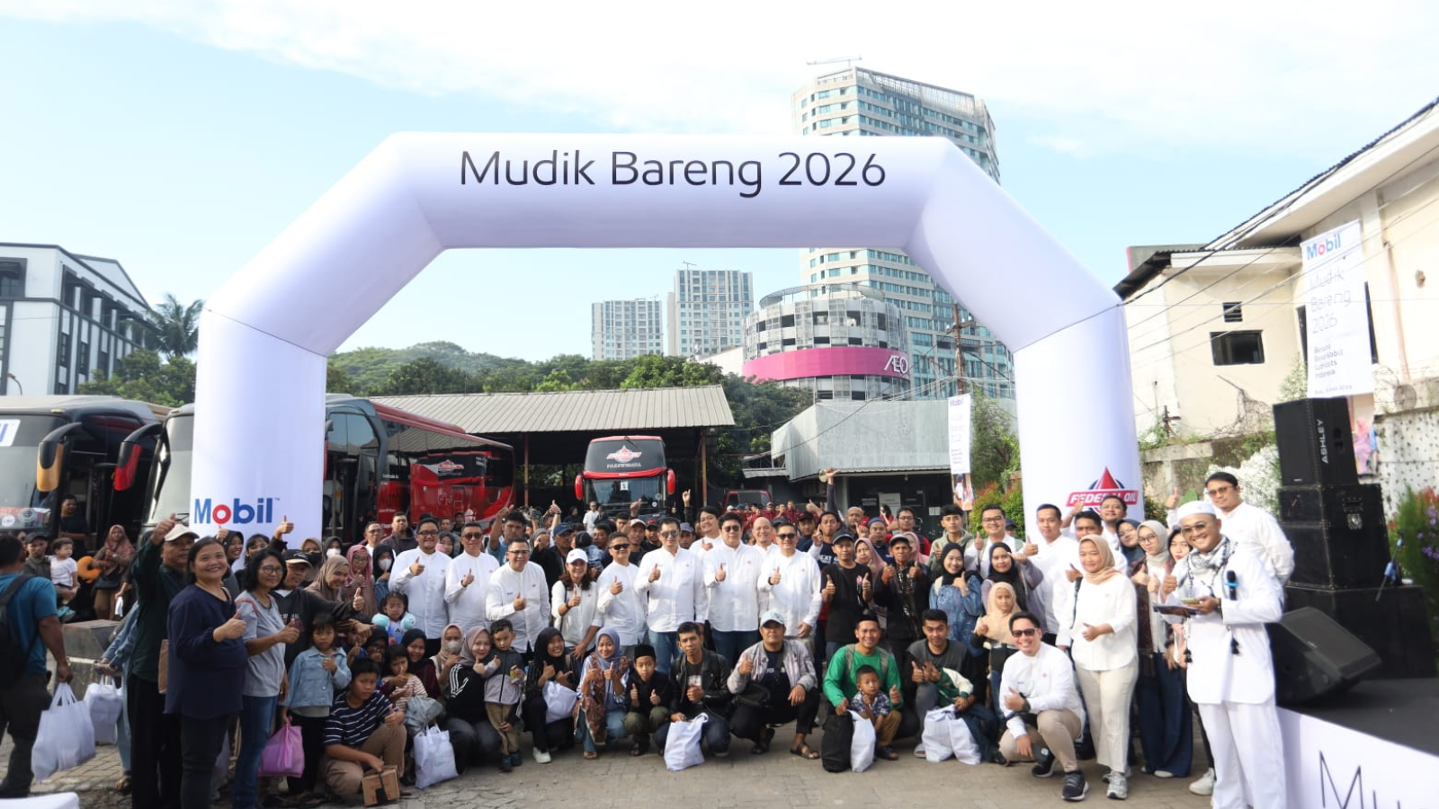 ExxonMobil mudik bersama mekanik rekanan