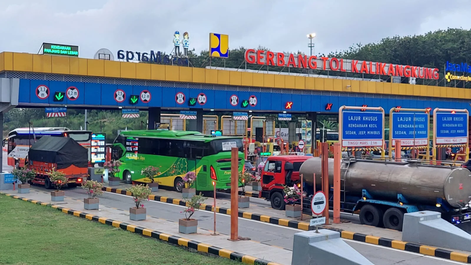 one way arus balik lebaran tol kalikangkung