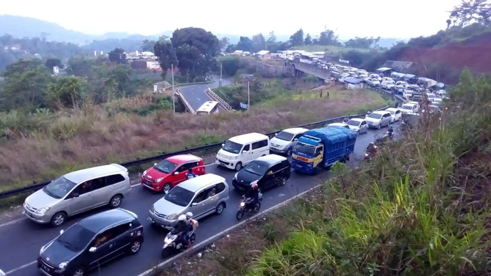 lokasi rawan macet jalur selatan