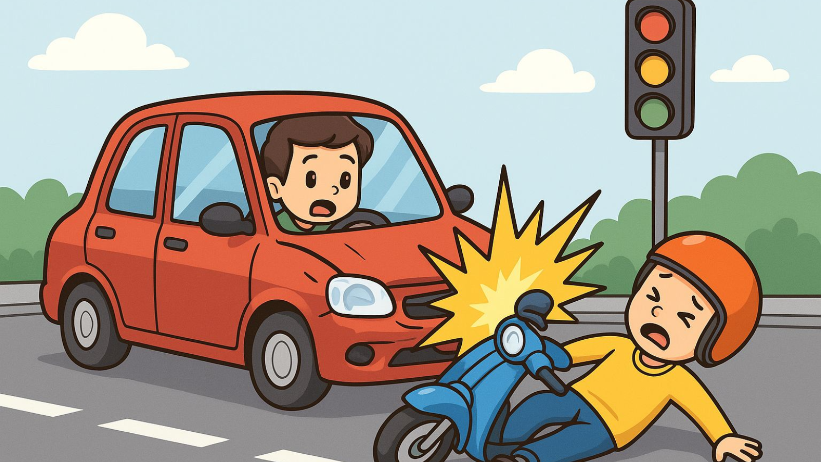 Sanksi menerobos lampu merah