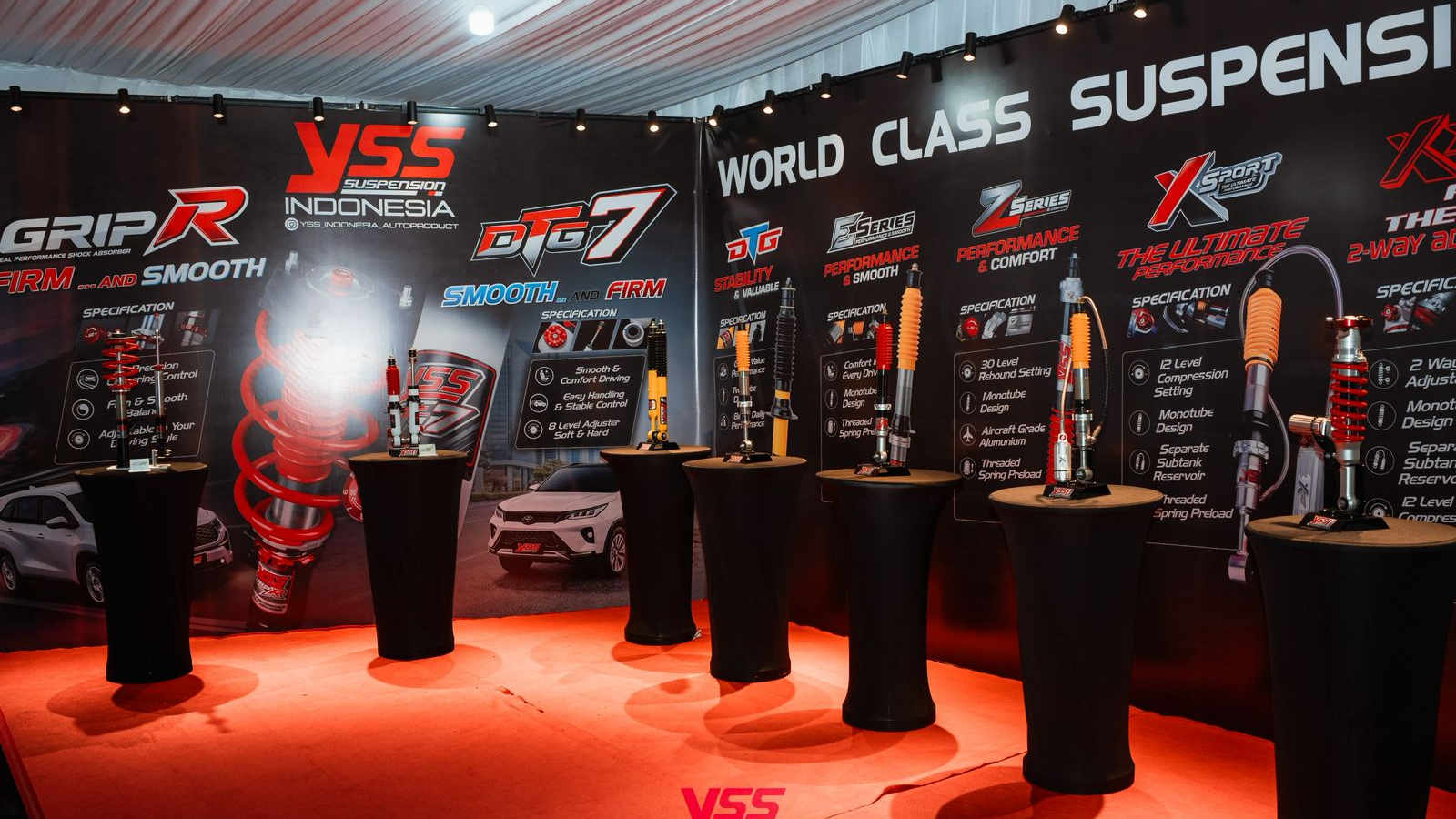 shockbreaker mobil YSS DTG 7 dan YSS Grip R