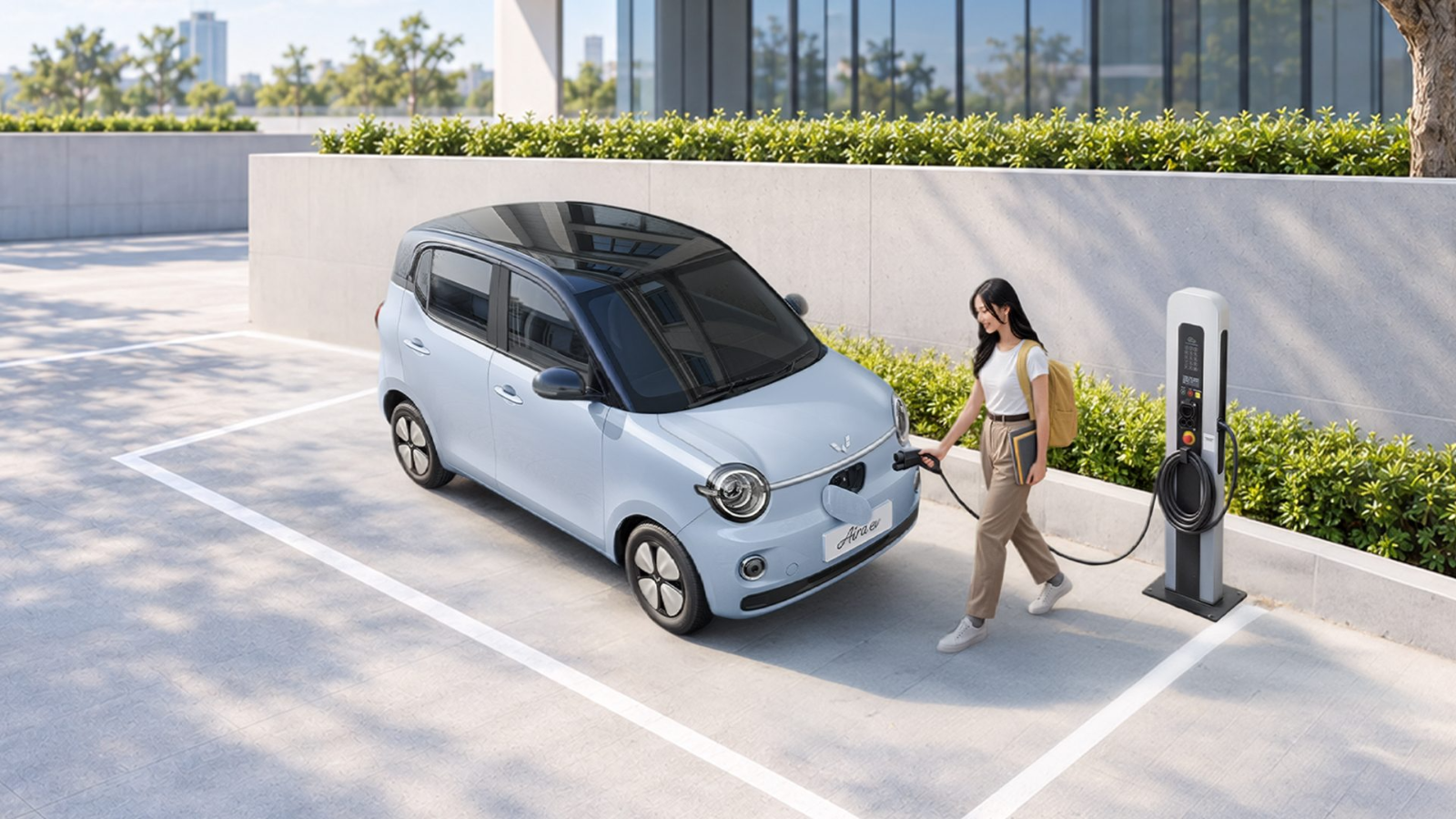 biaya charge Wuling Aira ev